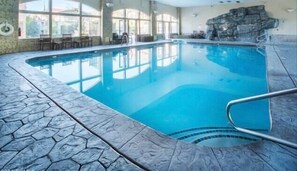 Indoor pool, a heated pool