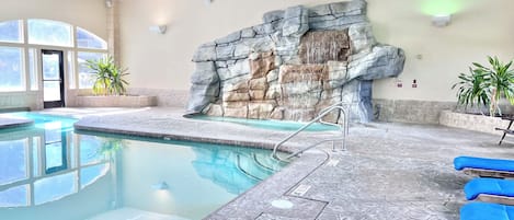 Indoor pool, a heated pool