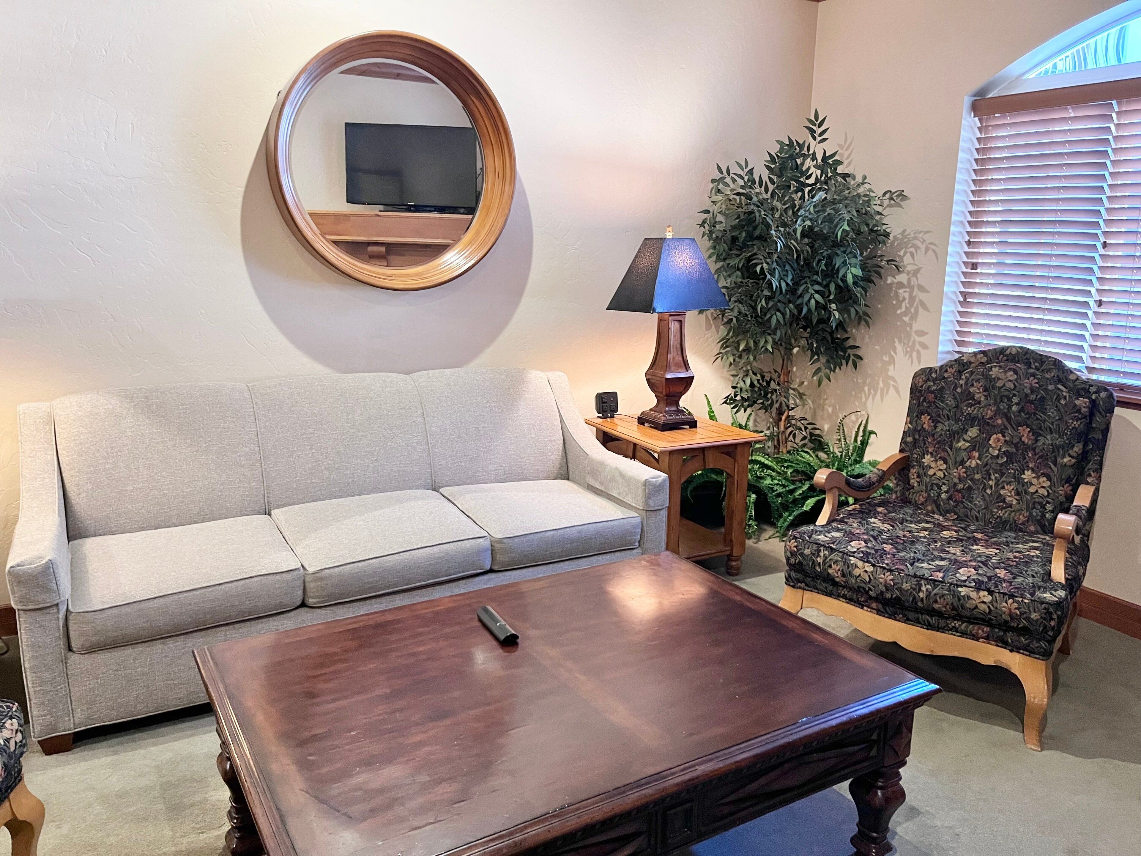 Smart-tv en een open haard