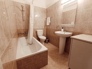 Combined shower/tub