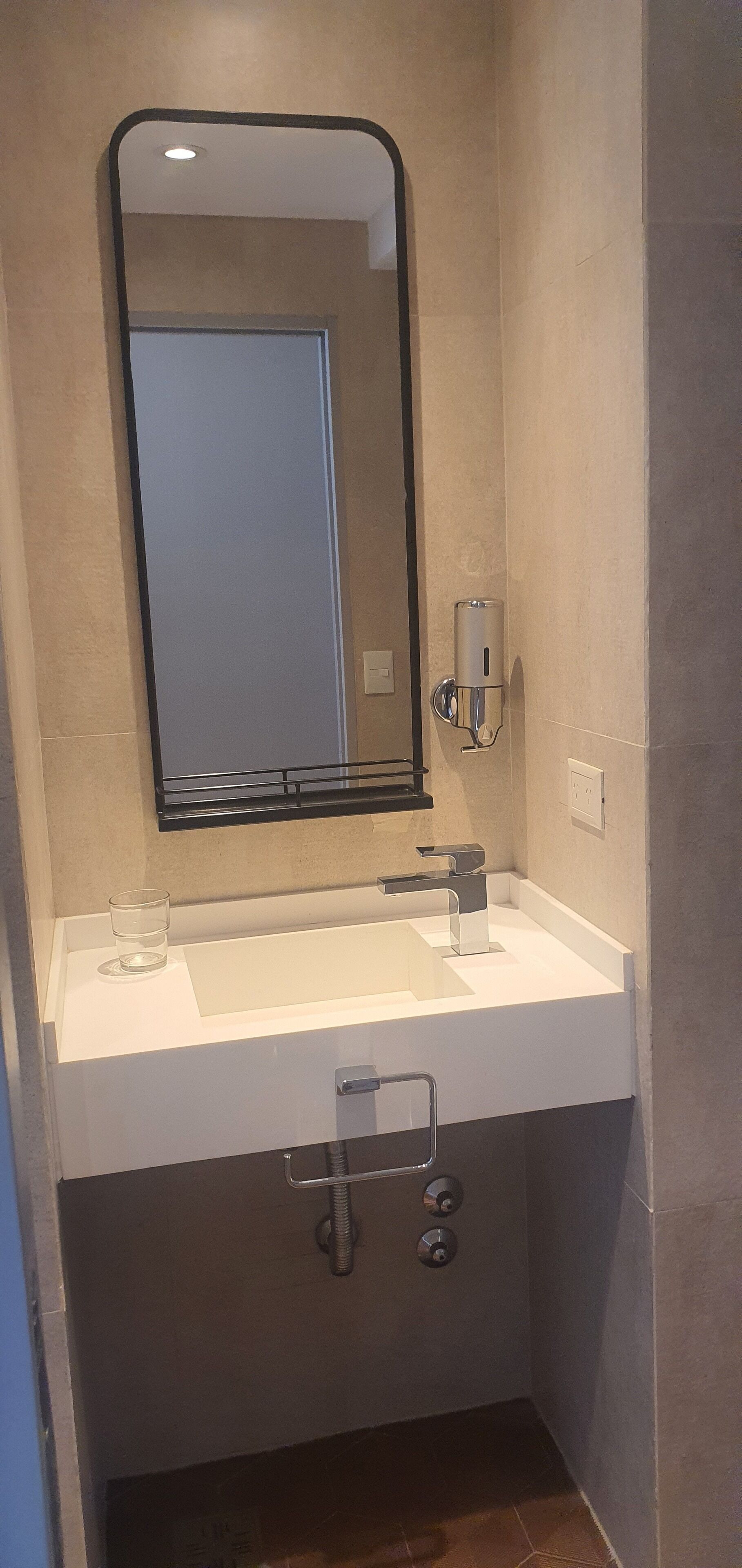 grand room | bathroom | shower, rainfall showerhead, hair dryer, children's dressing gowns