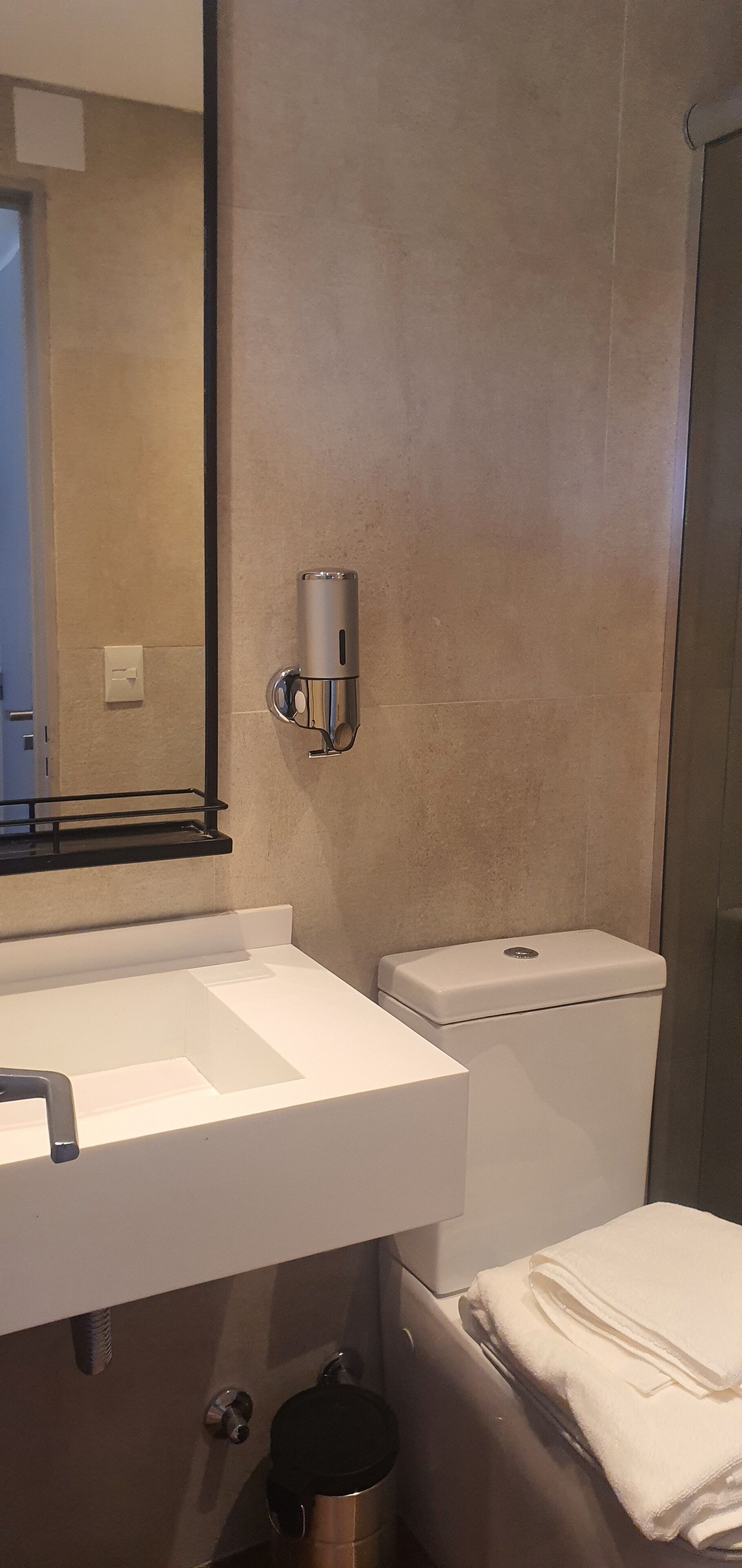 elite room | bathroom | shower, rainfall showerhead, hair dryer, children's dressing gowns