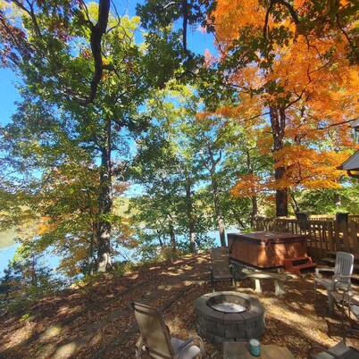 Beautiful waterfront house with dock for family fun near Ha Ha Tonka State park