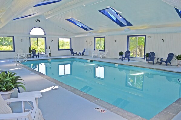 Indoor pool, a heated pool