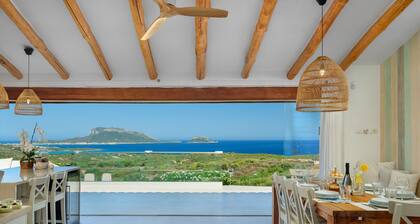 illa Sole e Sole Mare in Golfo Aranci mit Pool und Meerblick