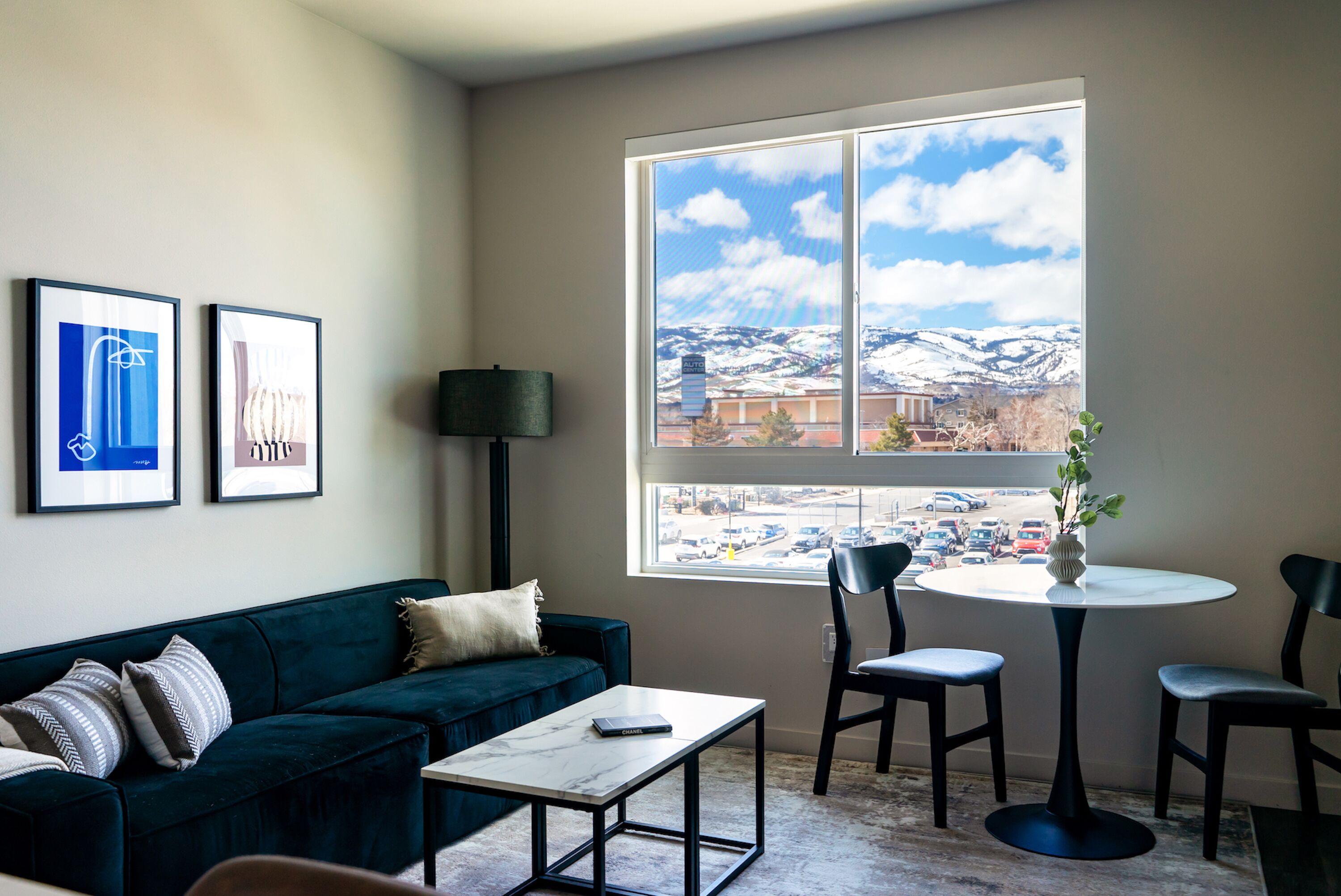 Family Apartment, 2 Bedrooms (Self Check-in with Virtual Front Desk) | Living area | Flat-screen TV, streaming services