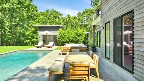 Designer Gut Renovated Farmhouse on over 1 Acre, Numerous Spacious Living...