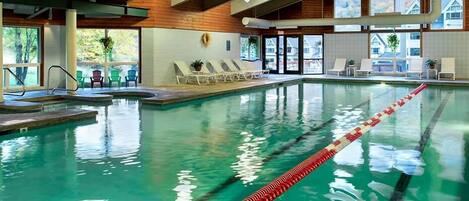 Indoor pool, outdoor pool