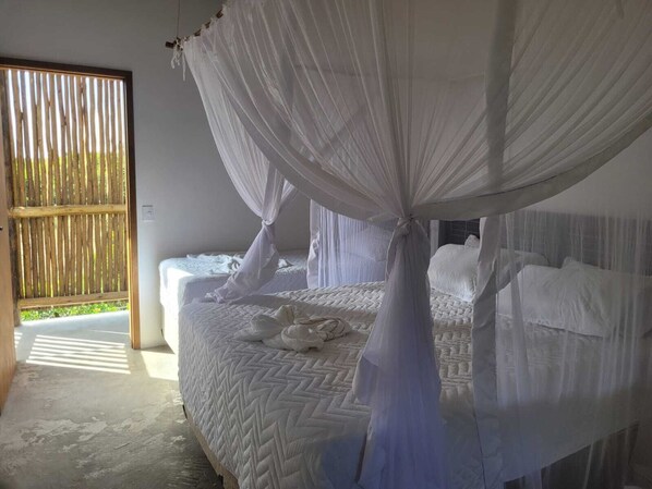 1 bedroom, premium bedding, memory foam beds, free WiFi - Pousada Imperador do Espelho (Porto Seguro)