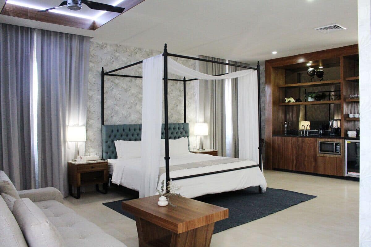 Suite Penthouse | 1 Schlafzimmer, hochwertige Bettwaren, Daunenbettdecken