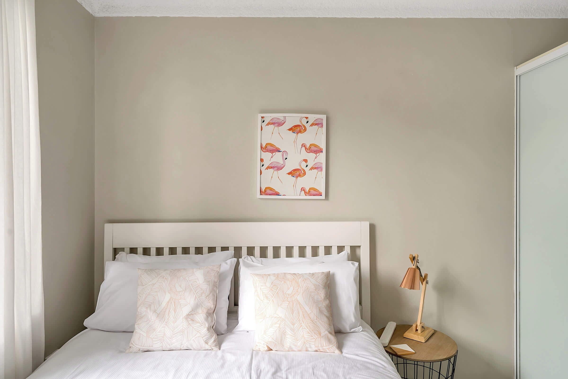 1 bedroom, iron/ironing board, Internet, bed sheets