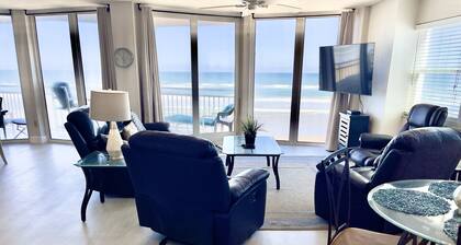 Brand new balconies -3 bedroom 3 bath on the beach! Great summer rates
