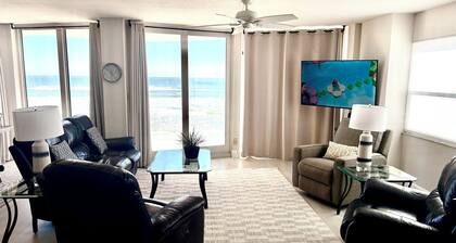 Brand new balconies -3 bedroom 3 bath on the beach! Great summer rates