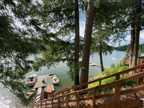 Property grounds - Lakefront guest house,  dock access. Kayak, peddleboat, and rowboat... fishing. (Spirit Lake)