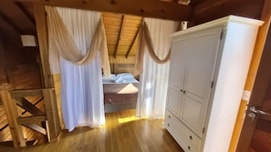 Cabana conforto | Wi-Fi de cortesia, roupa de cama