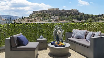 Luxe suite | Terras