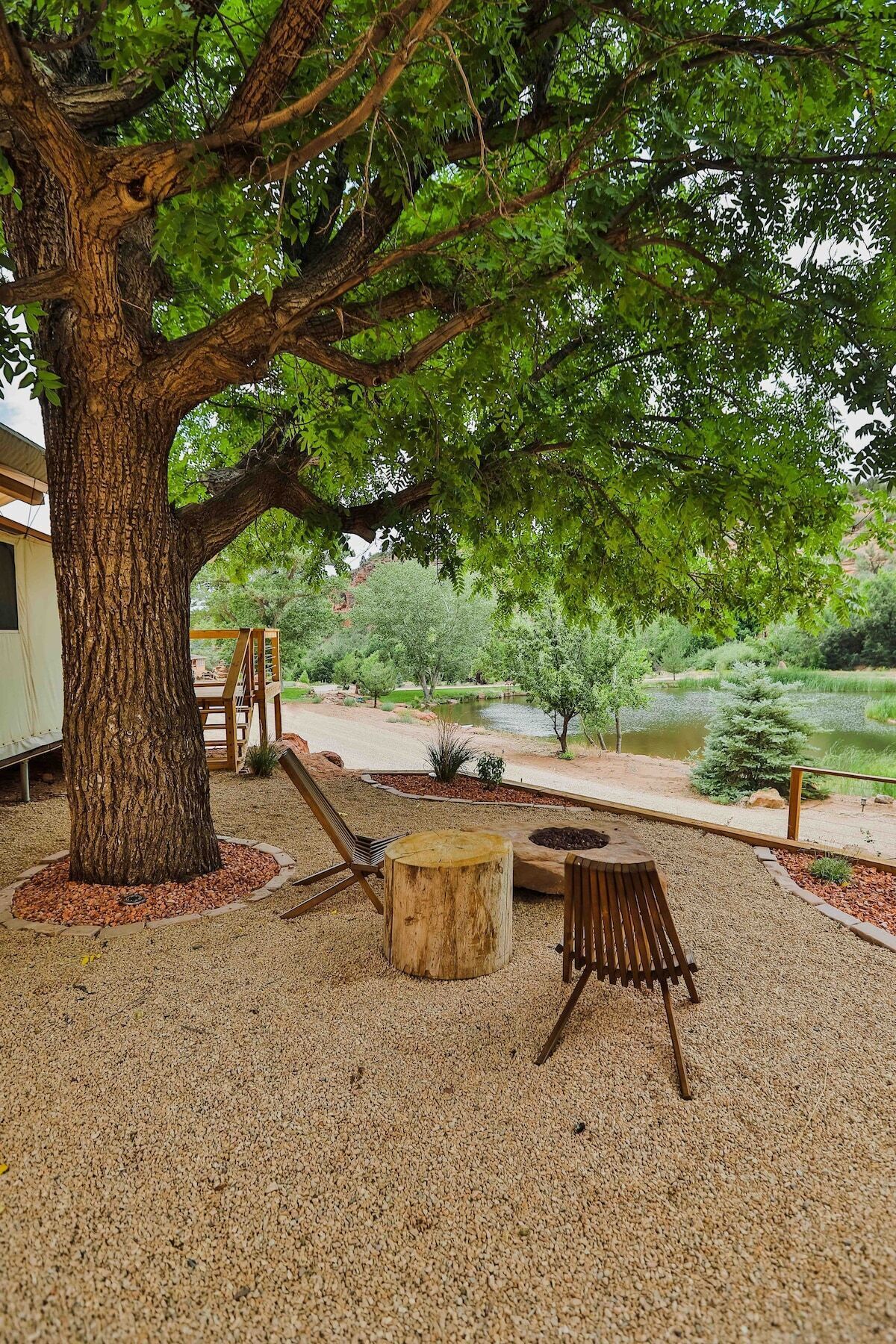 Enceinte de l’hébergement