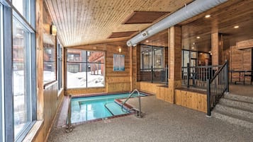 Indoor pool, a heated pool
