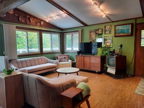 TV, books, offices, computer monitors