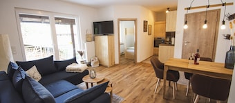 New, cozy vacation apartment directly on the Haselbach