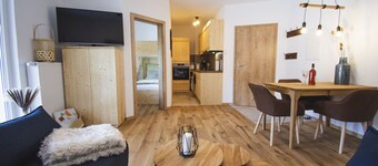 New, cozy vacation apartment directly on the Haselbach