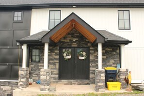 Exterior detail - High tech modern farmhouse in Franklin, NY (Franklin)