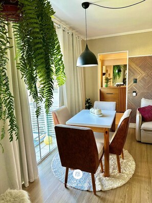 Appartement Deluxe, vue montagne | Vue sur le jardin