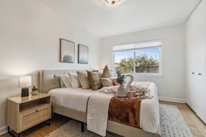 3 bedrooms, iron/ironing board, travel cot, WiFi