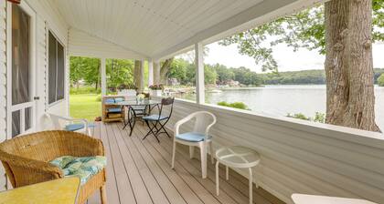 Lakefront Cottage w/ Covered Porch & Dock!