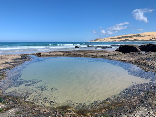 The Green Bach opposite beach- quirky and great for groups and families