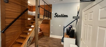 Custom Train-Themed Lodge on 7 Private Acres with Walking Trails