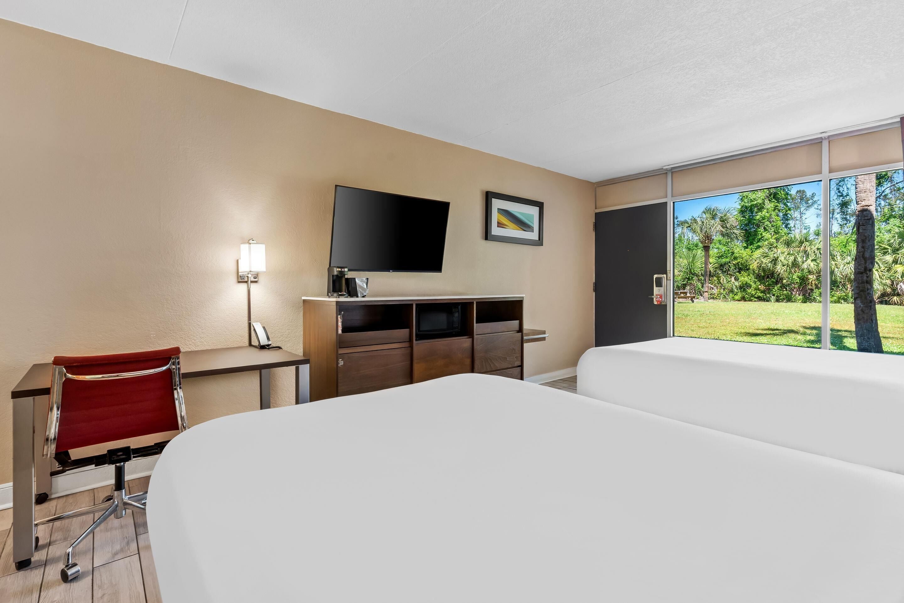 standard room, 2 double beds, non smoking | 1 bedroom, premium bedding, desk, laptop workspace