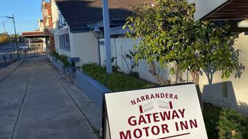 Voorkant van accommodatie