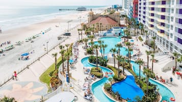 Indoor pool, outdoor pool