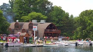 Unclassified image, 3 of 49, button - Premier Location on Crosslake - Hot Tub - Pontoon Rental - Waterslide - Games  (Crosslake)