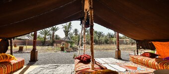 luxury tent in a Farm