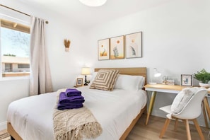 3 bedrooms, iron/ironing board, travel cot, WiFi