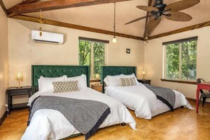 3 bedrooms, iron/ironing board, travel cot, WiFi