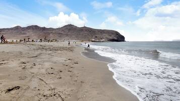 Vlak bij het strand