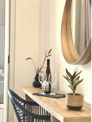 Interior - Apartment in a Hotel 'Sunset Premium Studio 4' with Sea View, Shared Pool, & Wi-Fi (Lefkada)