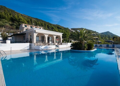 Apartment in a Hotel 'Sunset Premium Studio 2' with Sea View, Shared Pool, & Wi-Fi