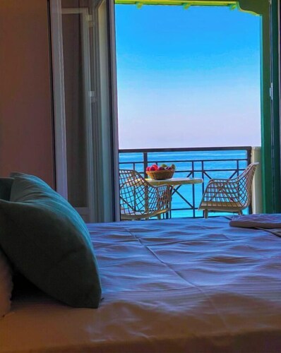 Apartment in a Hotel 'Sunset Premium Studio 9' with Sea View, Shared Pool, & Wi-Fi