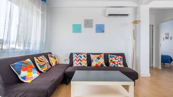 TV, DVD player, stereo