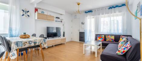 TV, DVD player, stereo