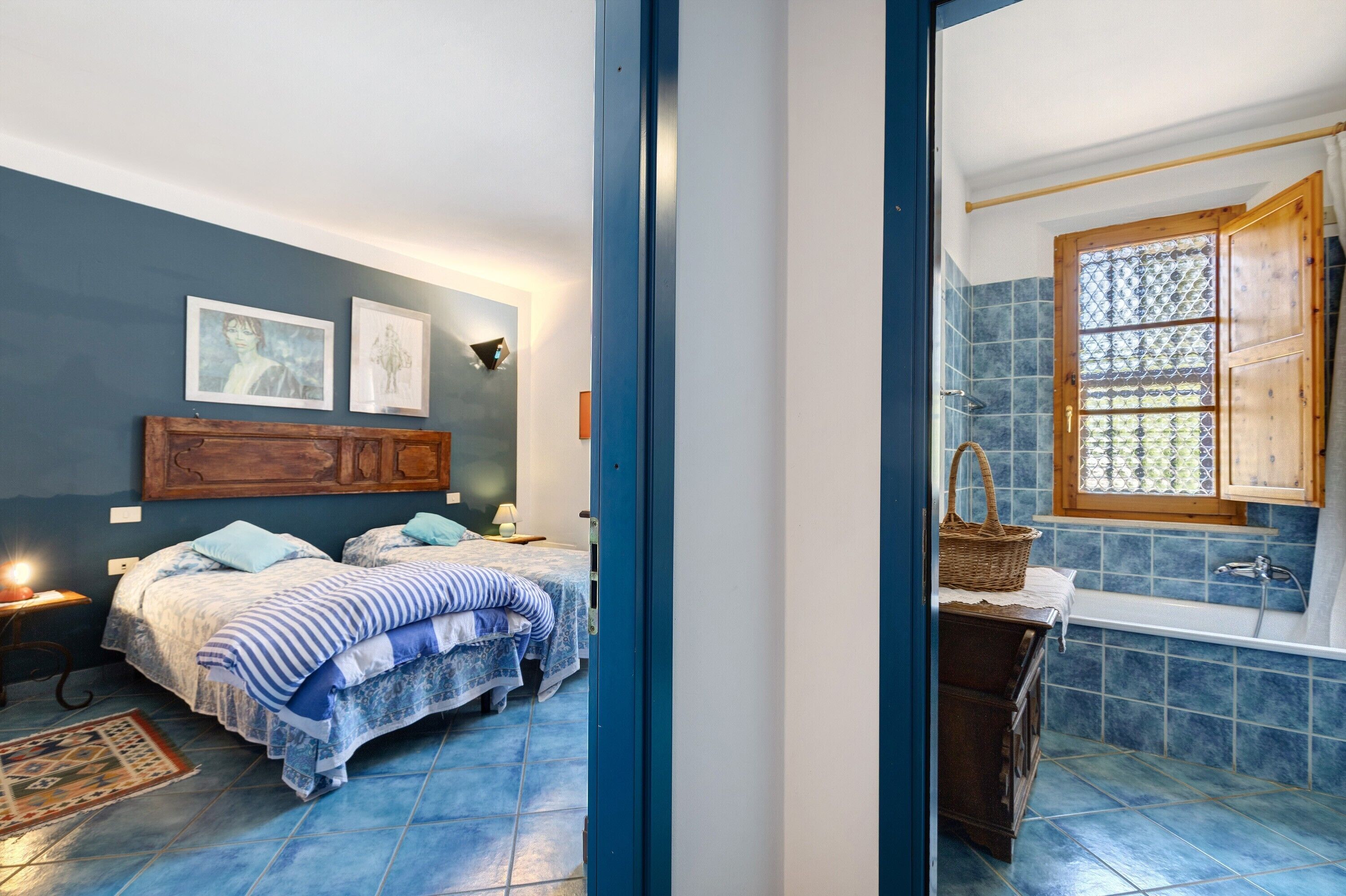 2 makuuhuonetta, silitysrauta/-lauta, ilmainen Wi-Fi, vuodevaatteet