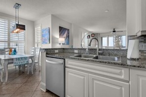 Fridge, microwave, oven, stovetop - Coastal Cottage Decor Absolutely Gorgeous (Navarre)