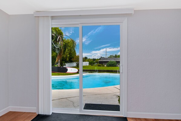 Alberca al aire libre 