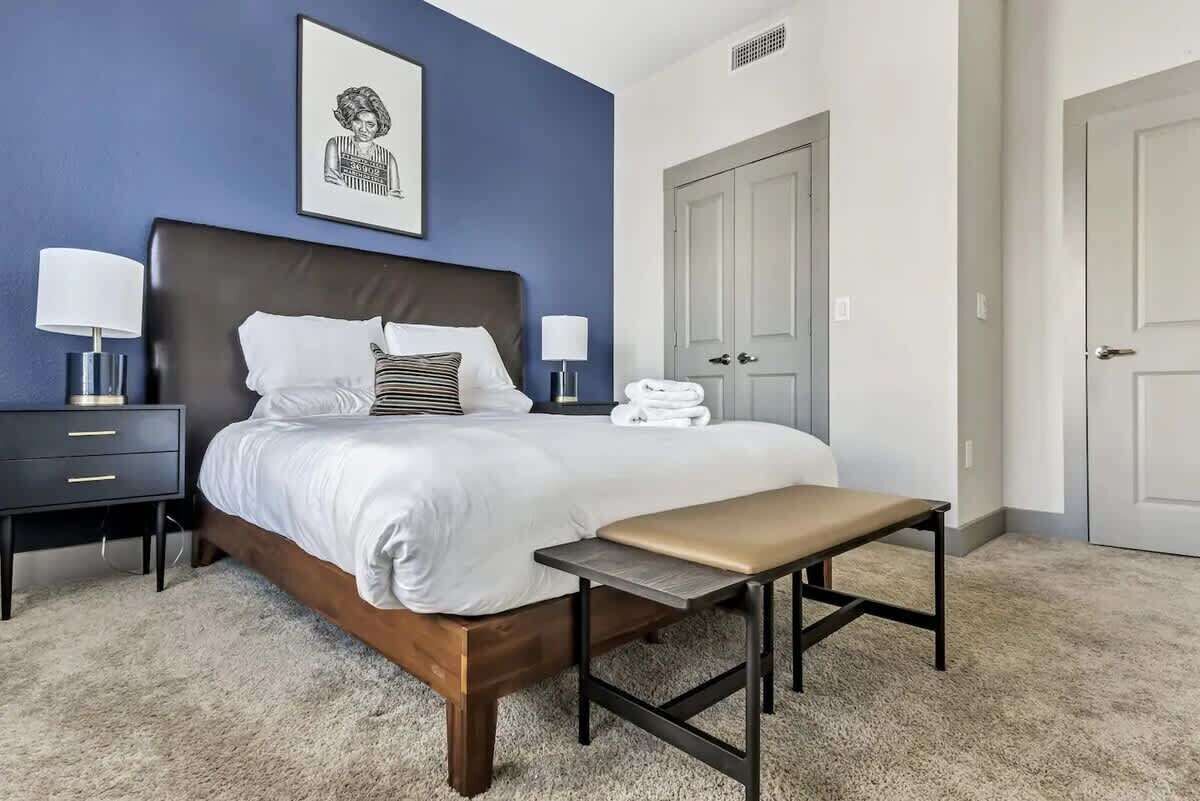 1 室のベッドルーム、アイロン / アイロン台、WiFi、ベッドシーツ