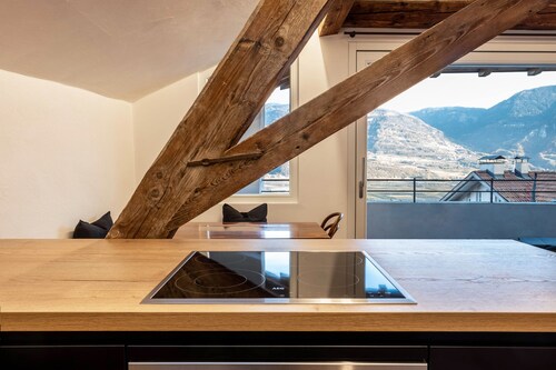 Apartment "Eichhof Wacholder" with Private Covered Terrace, Shared Garden & Wi-Fi