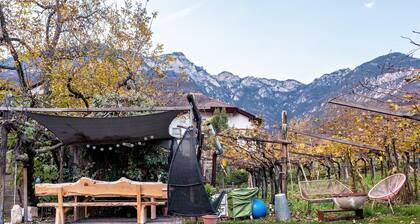 Ferienwohnung "Eichhof Thymian" mit Privater Überdachter Terrasse, Gemeinschaftsgarten und WLAN